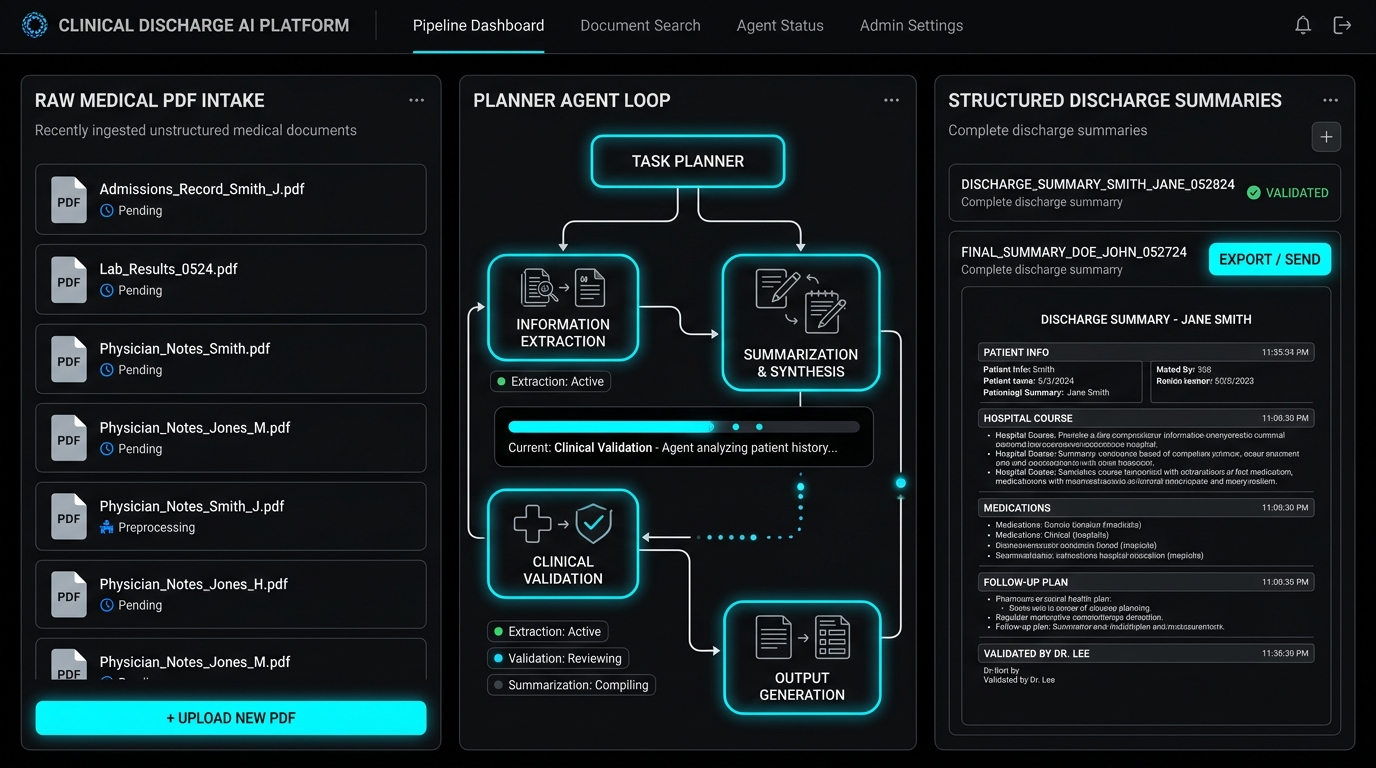 Clinical Agentic AI project screenshot