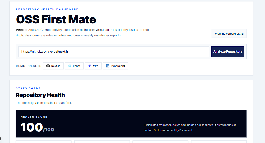 PRMate project screenshot